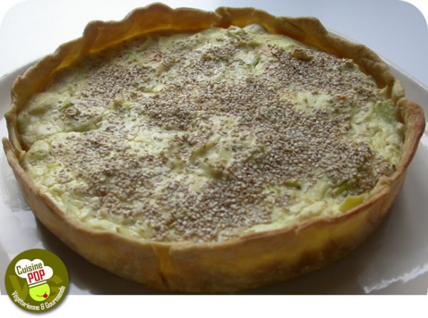 Quiche aux Poireaux et Sésame