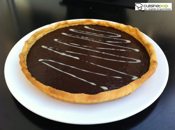 Tarte au chocolat noir sans gluten