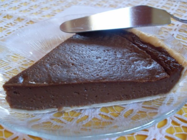 Tarte au flan, chocolat au lait (Vegan) 