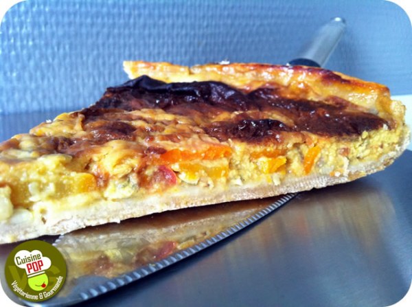 Tarte au pécorino et graines de courge