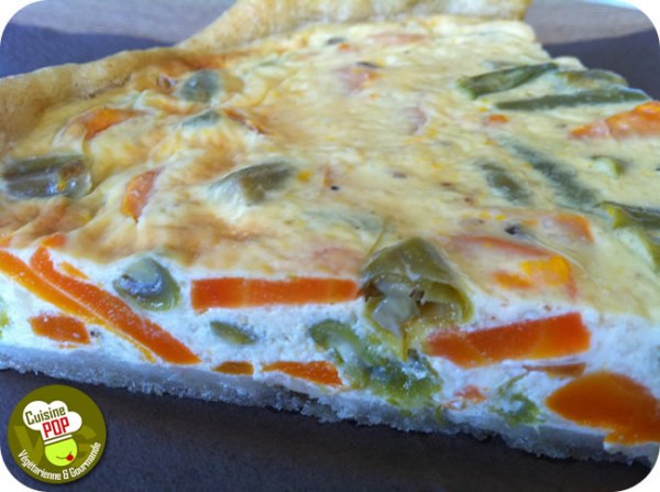 Tarte jardinière au comté