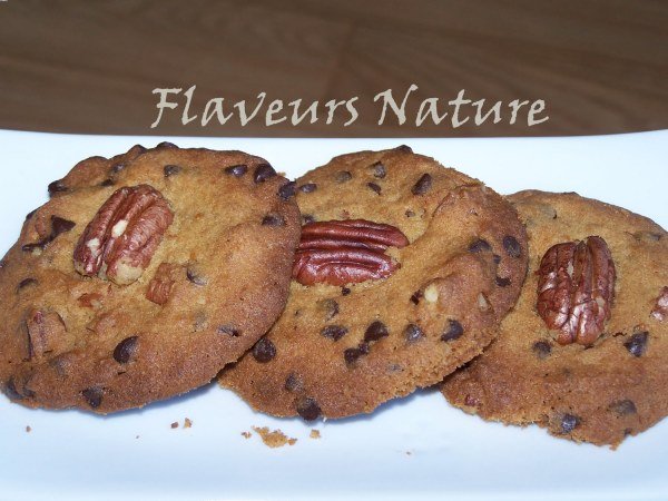 Cookies chocolat et noix de pécan