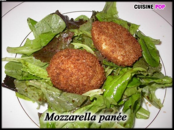 Mozzarella panée