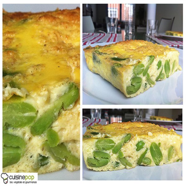 Clafoutis aux fèves 