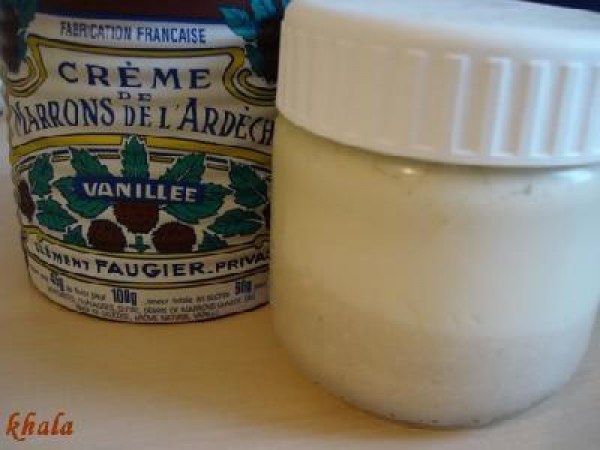 Yaourts à la crème de marrons